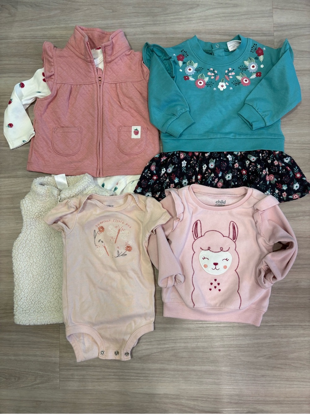 Baby Girl 3-6M 6-Piece Bundle Carter’s Rococo Floral
